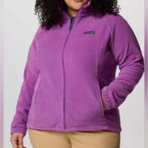 Columbia Wmn's Benton Springs™ Full Zip Fleece Jacket Size XL Like New MSRP $65